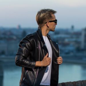 Lederjacke