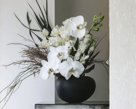 Blumen im Innendesign