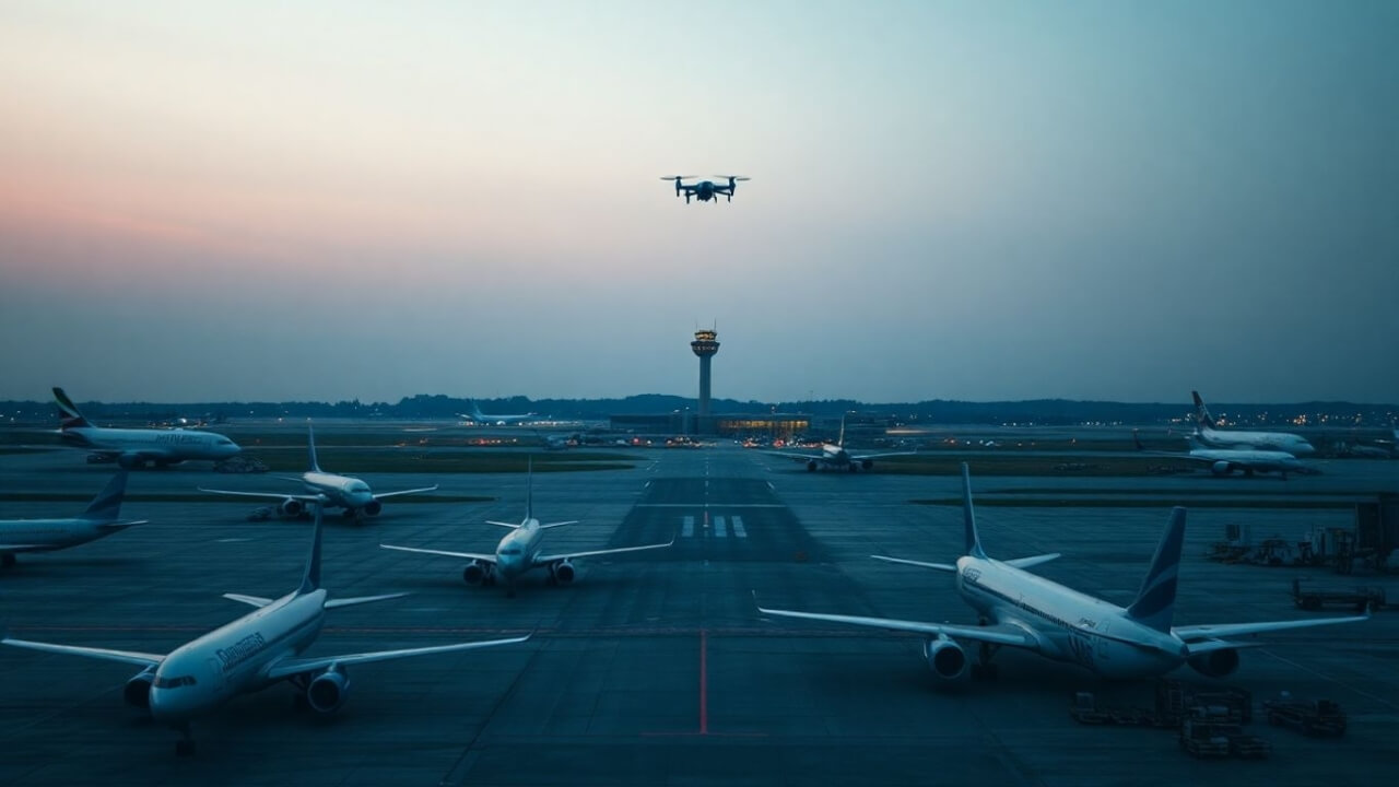 Drohnen Münchner Flughafen
