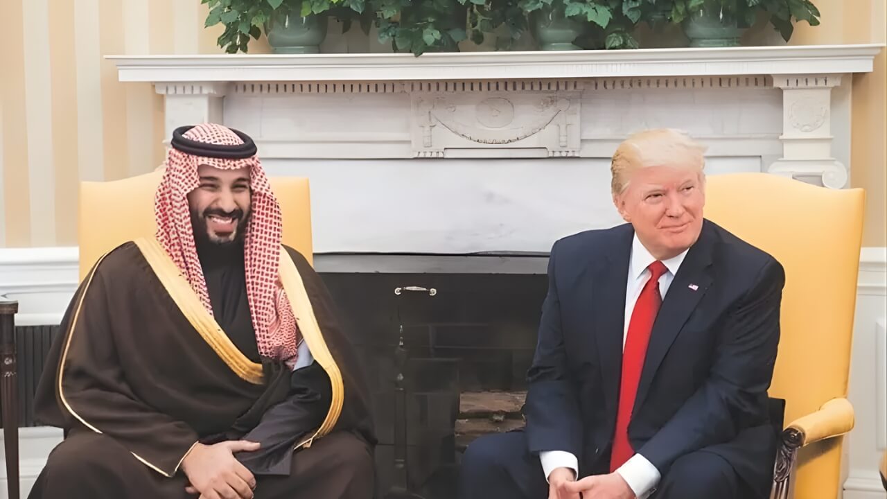 trump mbs treffen
