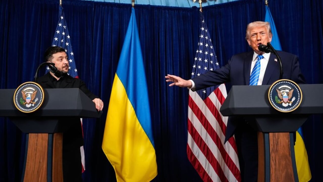 Trump Selenskyj Schmunzeln