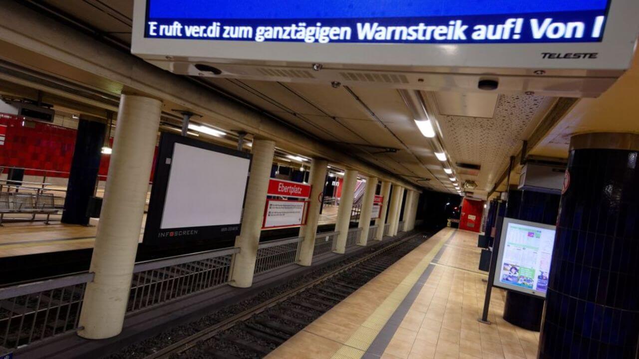 Warnstreik Nahverkehr Deutschland Lahm