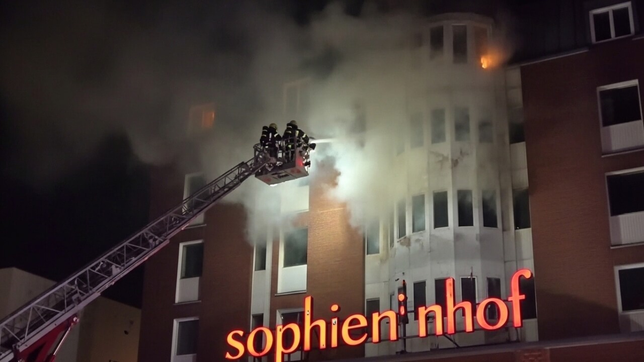 Sophienhof Kiel Brand