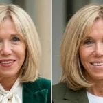 brigitte macron ungeschminkt stil