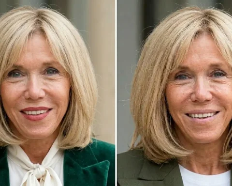 brigitte macron ungeschminkt stil